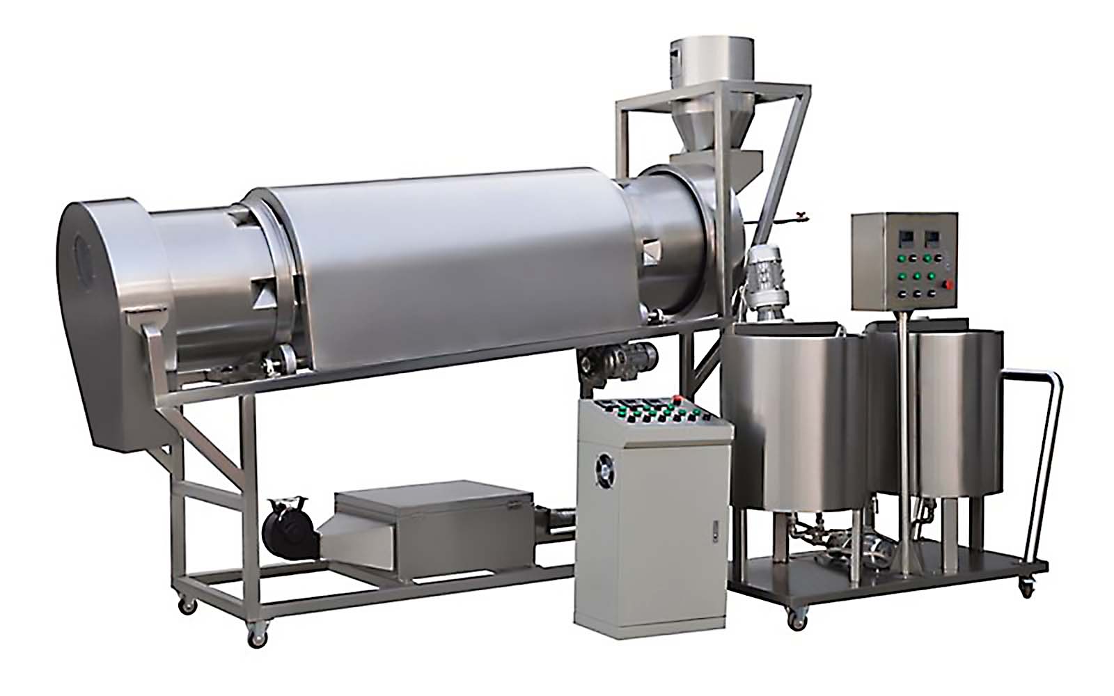 Máquina de recubrimiento de jarabe/máquina de recubrimiento en polvo automática de uso comercial aprobada por la CE